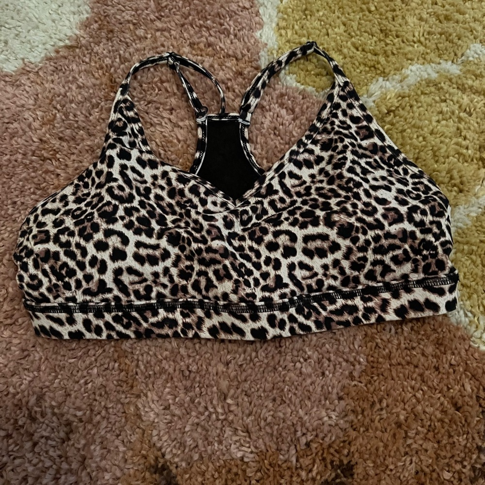 Zyia Active Leopard Print Women's Sports Bra